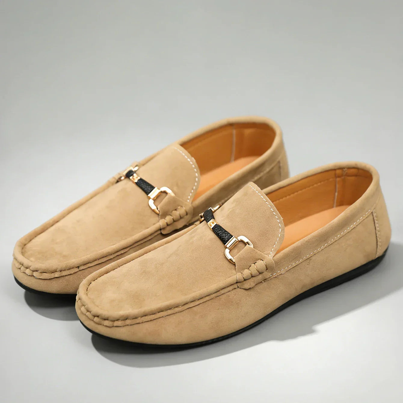 Bellano | Mocassins Homme Daim Horsebit Slip On