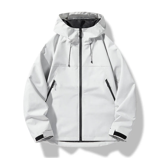 Heinrich | Veste Coupe-Vent Homme Imperméable à Capuche et Zip